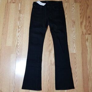 Citizens Of Humanity Emannuell Slim Boot Flare Black Jeans Sz 29